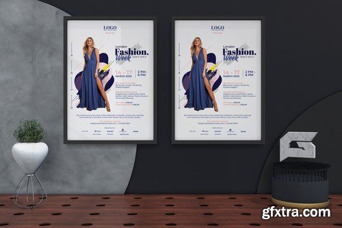 London Fashion Week Poster Template