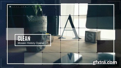 Videohive Mosaic History Opener 19569695