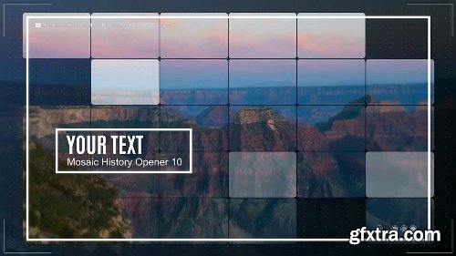 Videohive Mosaic History Opener 19569695