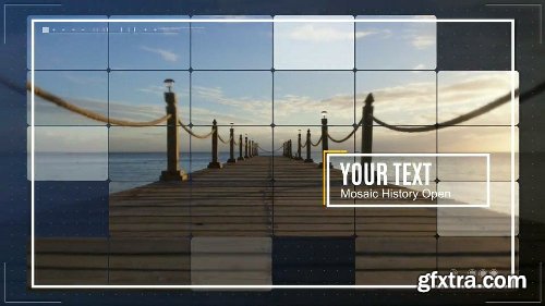 Videohive Mosaic History Opener 19569695