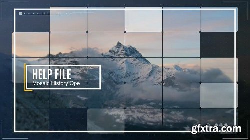 Videohive Mosaic History Opener 19569695