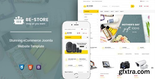 ThemeForest - BeStore v1.0.0 - Multipurpose Joomla 3.9.6 eCommerce Template - 23916768