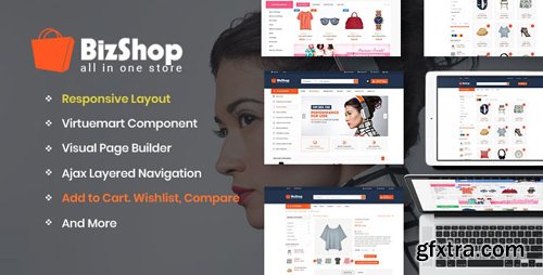 SmartAddons - Sj Bizshop v3.9.6 - Multipurpose & Responsive VirtueMart Joomla Template