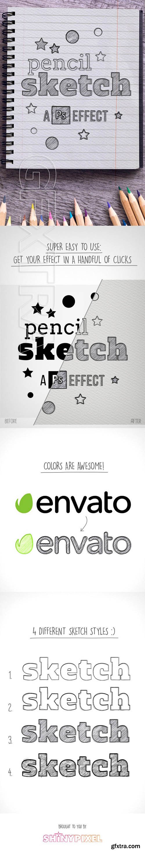 GraphicRiver - Pencil Sketch for Photoshop 24862315