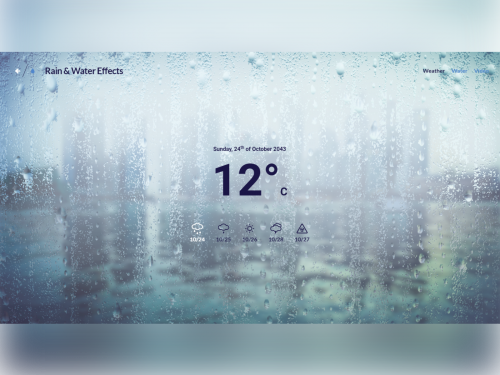 Live Rain and Water Effect (Demo Included) - rain-and-water-effect