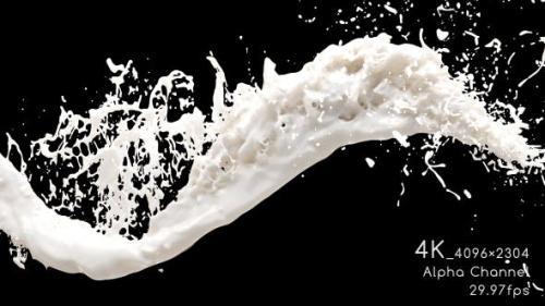 Videohive - Milk Flow 4K