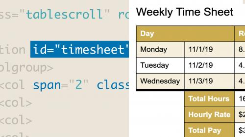 HTML: Tables