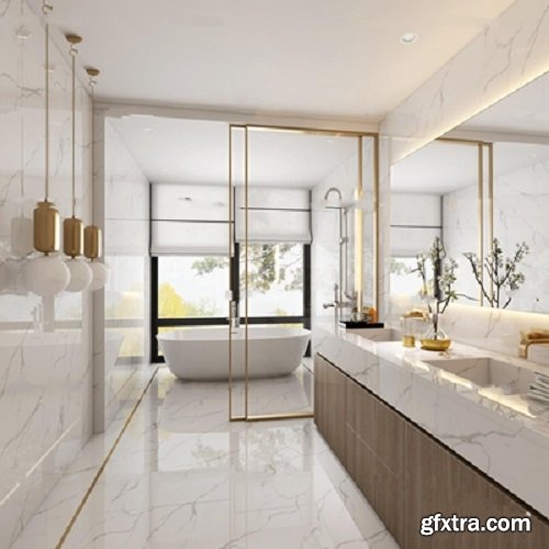 Modern Style Bathroom 84