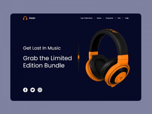 Razer Limited Edition Headset Landing Page - razer-headset-landing-page