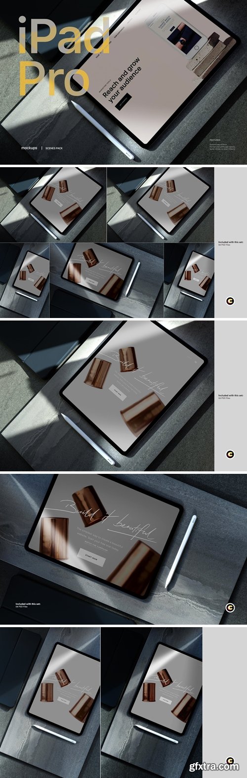 Tablet Mockup scenes