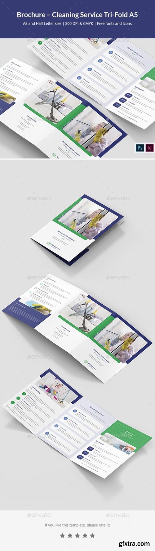 GraphicRiver - Brochure – Cleaning Service Tri-Fold A5 25562209