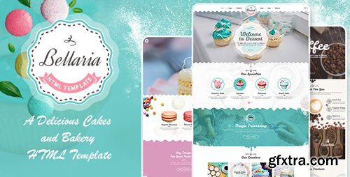 ThemeForest - Bellaria v1.0 - A Delicious Cakes and Bakery HTML Template - 25352966