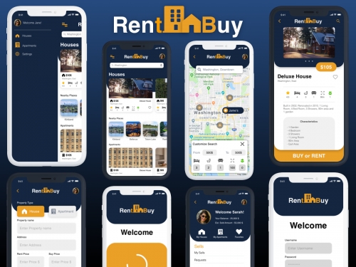 Real Estate - Rent and Buy Property - 18 screens - real-estate-rent-and-buy-property-18-screens