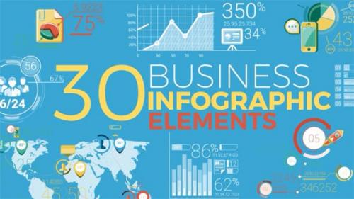 Videohive - 30 Business Infographic Elements