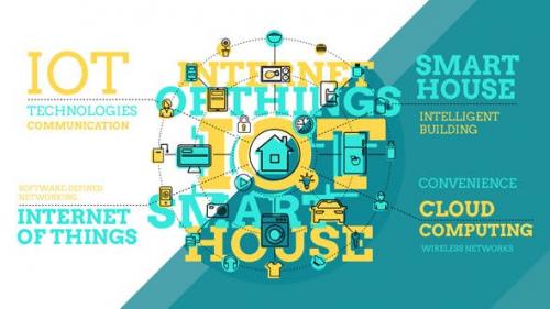 Videohive - Internet Of Things And Smart Home Infographics