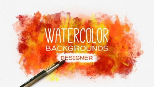 Videohive - Watercolor Background Designer