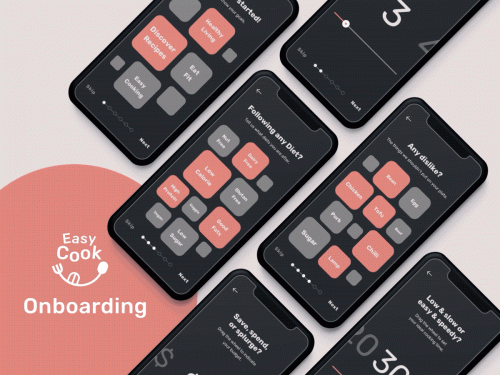 Recipes & Groceries Onboarding concept - animation - recipes-groceries-onboarding-concept