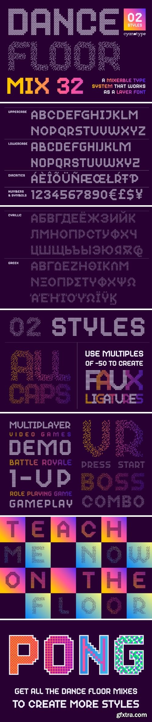 Dance Floor Mix 32 Font