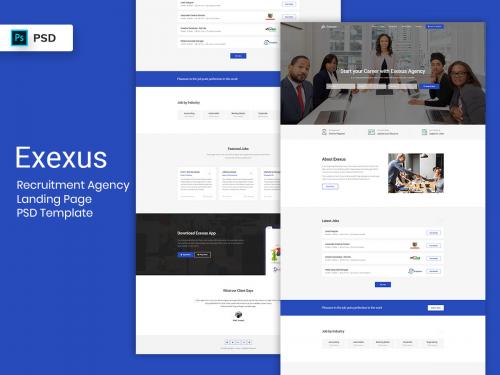 Recruitment Agency Landing Page PSD Template - recruitment-agency-landing-page-psd-template