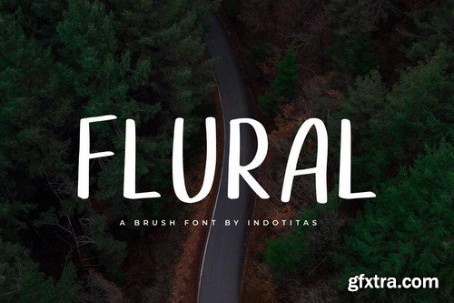 Flural - Brush Font