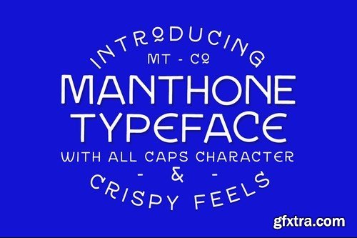 Manthone Typeface