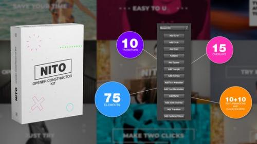 Videohive - NITO - Opener Element Constructor Pack