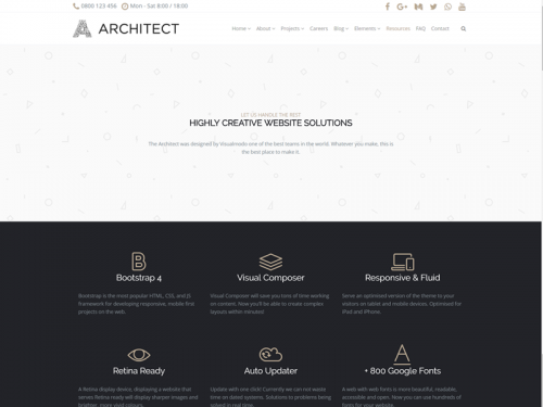 Resources Page - Architect WordPress Theme - resources-page-architect-wordpress-theme