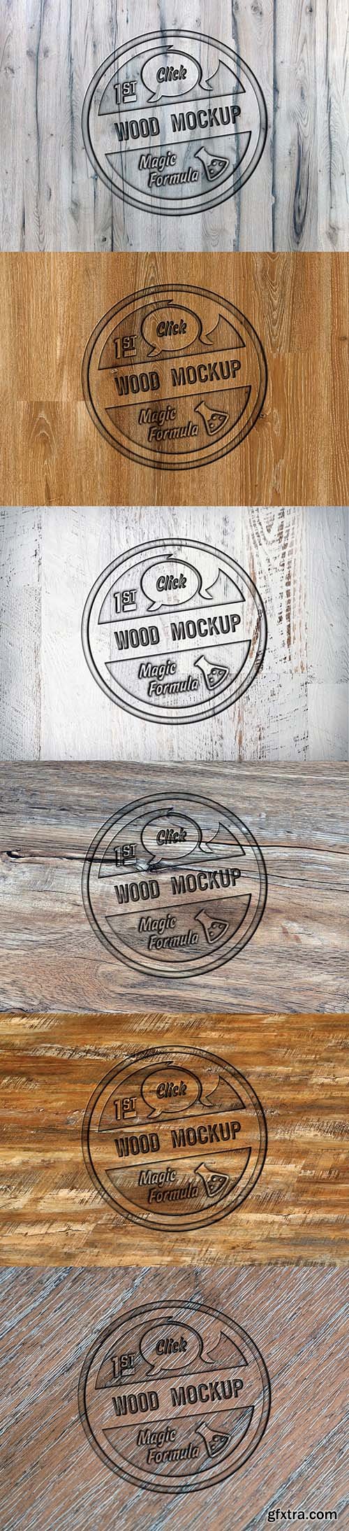 Wood Logo Mockup 215878126