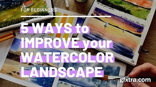 5 Ways to Improve your Watercolor Landscape for Beginners