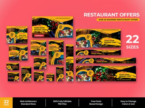 Restaurant Offer Web Ad Banner - restaurant-offer-web-ad-banner