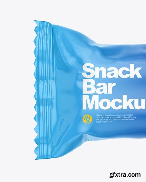 Glossy Snack Bar Mockup 54395