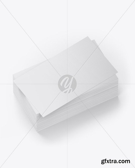 Stack of Business Cards Mockup 54610