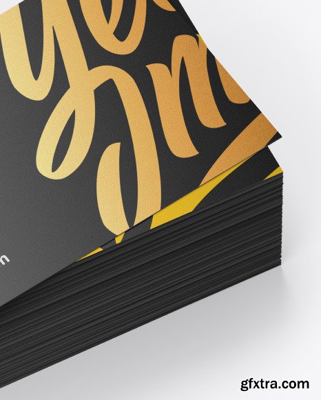 Stack of Business Cards Mockup 54610