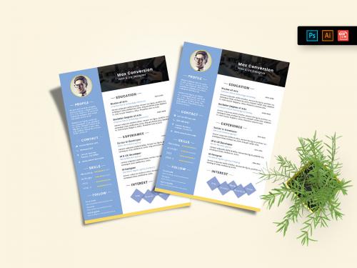 Resume CV Template-08 - resume-cv-template-08