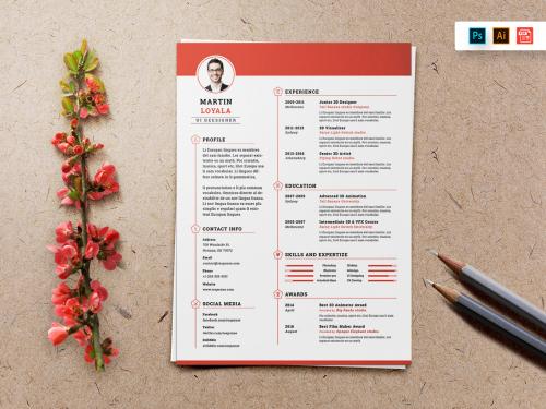 Resume CV Template-18 - resume-cv-template-18