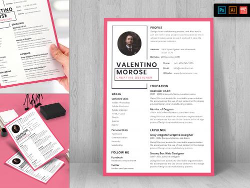 Resume CV Template-25 - resume-cv-template-25