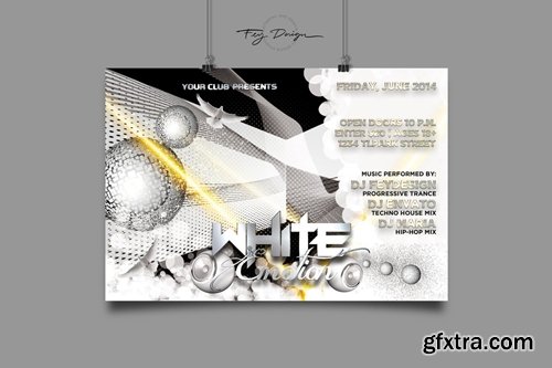 White Emotion Party Flyer