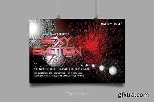 Sexy Emotion Party Flyer