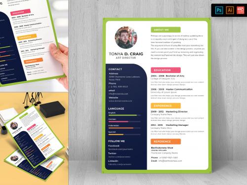 Resume CV Template-45 - resume-cv-template-45