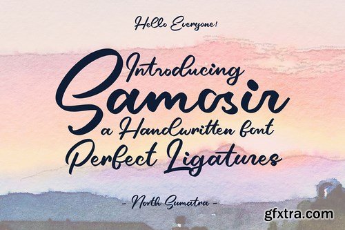 CM - Samosir  Handwritten Font 4510592