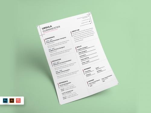 Resume CV Template-61 - resume-cv-template-61