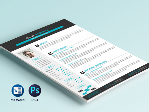 Resume / CV Template With Ms Word - resume-cv-template-with-ms-word