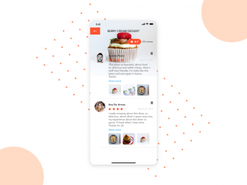 Review screen concept for Food Delivery app - review-screen-concept-for-food-delivery-app