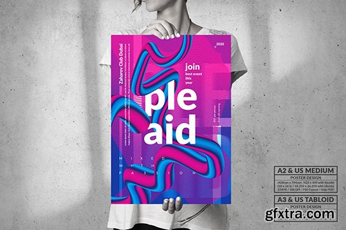 Pleaid Poster Design - Music Event