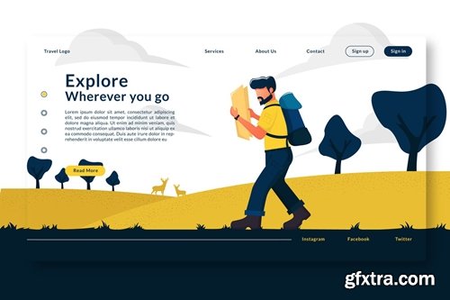 Explore Wherever You Go - Landing Page GR