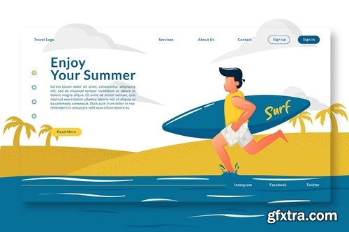 Enjoy Your Summer - Landing Page GR