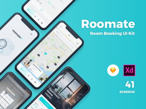 Roomate iOS UI Kit - roomate-ios-ui-kit