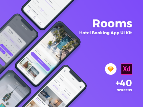 Rooms Hotel Booking App UI Kit - rooms-hotel-booking-app-ui-kit