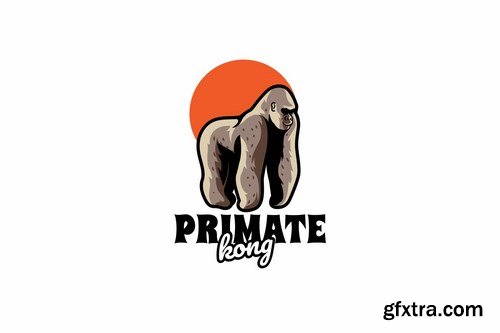 Primate Kong - Mascot & Esport Logo