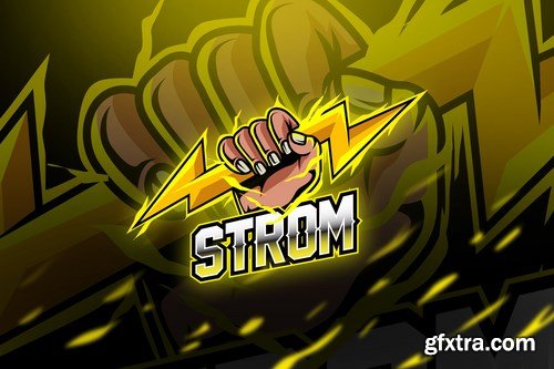 strom - Mascot & Esport Logo